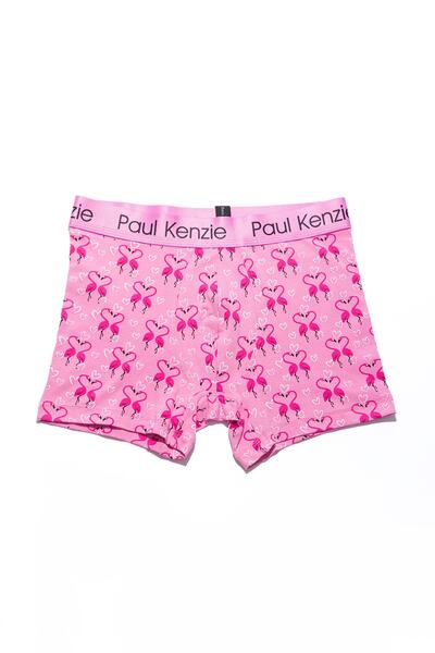 Paul Kenzie Boxeri pentru bărbați cu model - Colecția Couple Flovemingo
