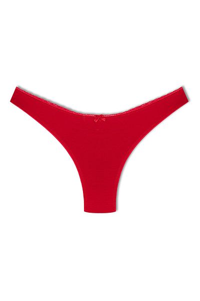 HNX 3-Piece Cotton High Waist Brazilian Cut Women's Panties