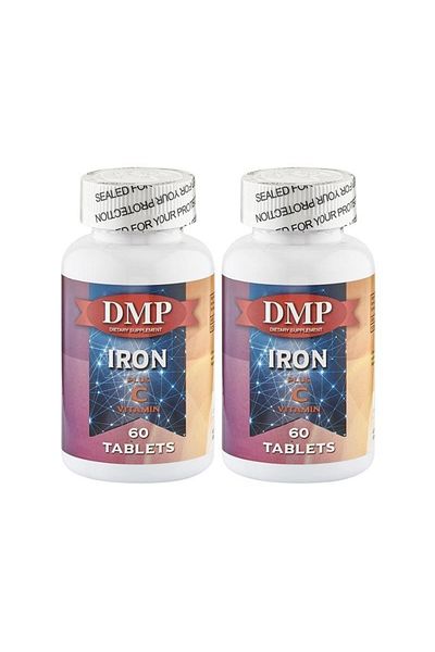 DMP Iron and Vitamin C 2x60 Tablets - Iron Plus Vitamin
