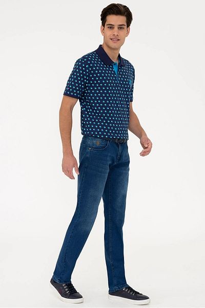 U.S. Polo Assn. Мъжки син мъжки дънков панталон Slimfit 1230200