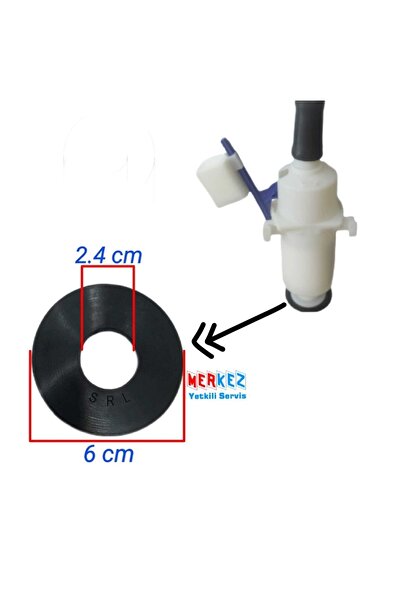 Çeşitli Sanica Gömme Rezervuar Iç Takım Boşaltma Grubu Göbek Contası