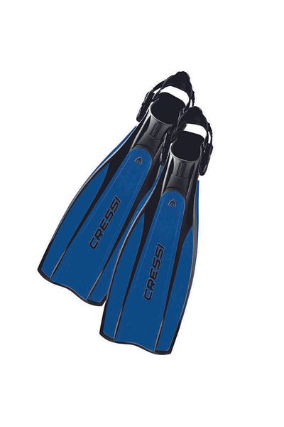 Cressi Pro Light Diving Flippers - Silver, S-M Size