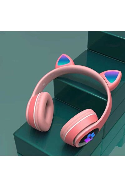 one depot only for quality life Kablosuz Kulaklık Bluetooth Mikrofonlu Kulaküstü Kulaklık Led Işıklı Katlanabilir