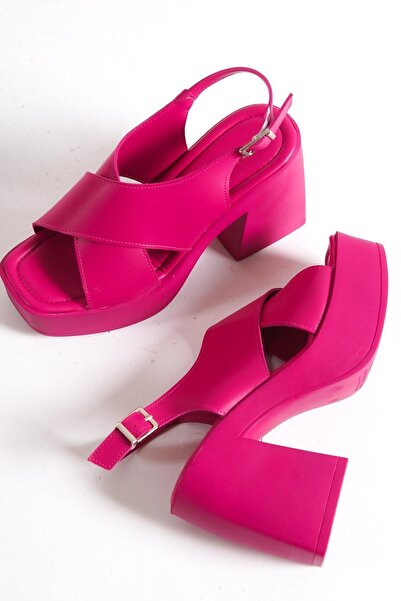 Capone Outfitters High Heels - Pink - Block