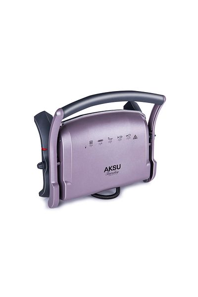 AKSU T28e Tostadoy Granite 1800W Grill and Toaster Violet