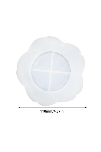 Getshop Alışveriş Pazarı Epoksi Çiçek Çerezlik Ve Bardak Altlığı Silikon Kalıbı