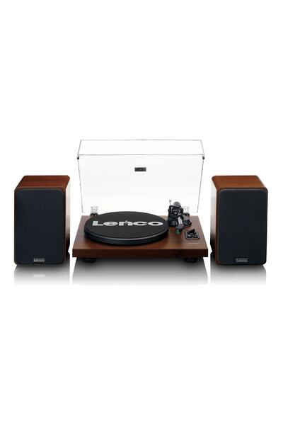 Lenco Pikap - Ls-600wa - Dahili Amfi, Bluetooth® 2x30w Rsc Harici Hoparlörlü Ceviz Kaplama