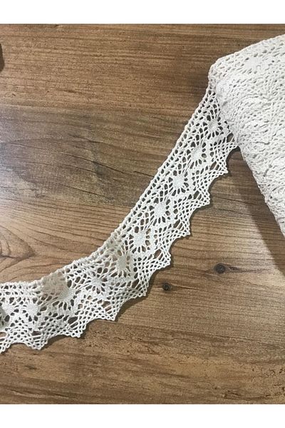 efem gipür Cotton Kopanaki 1 Pack 25 Mt Width 5 cm Cotton Color Tableware Cloth Buldan Cloth Towel Edge