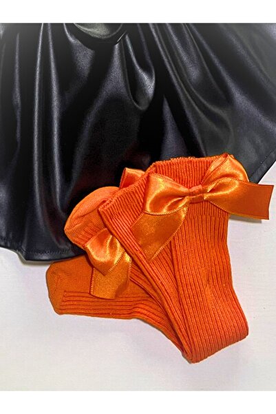 özge başaran Πορτοκαλί Badi, Δερμάτινη φούστα, Μπαντάνα, Σετ κάλτσες με φιόγκο Φούστα Badi Socks Σετ μπαντάνα. 6 μηνών έως 6 ετών
