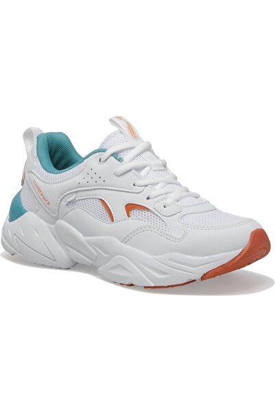 lumberjack Dakota, alb portocaliu, pantofi sport de vară pentru femei