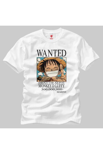 Built By Crazy Tricou unisex marin Wanted One Piece