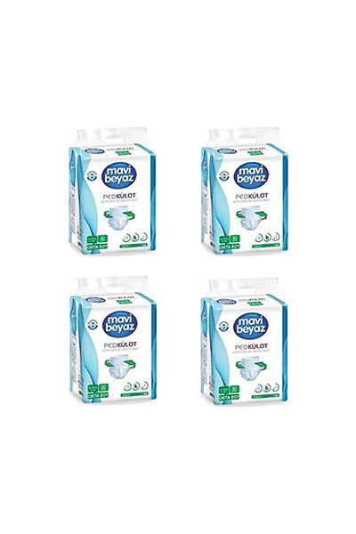 Mavi beyaz Pad Absorbent Panties Patient Diaper Medium Medium (120 Pieces)