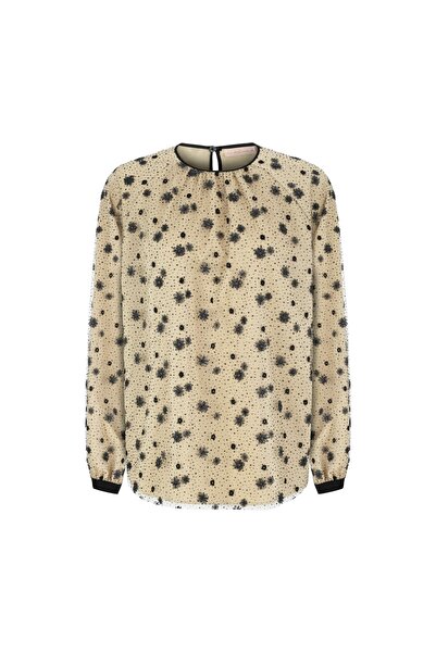 Machka Tulle Embroidered Blouse