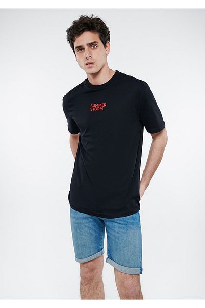 Mavi Μπλουζάκι με μαύρη στάμπα - Loose Fit 0611417 -900