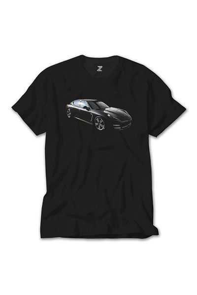 Z zepplin Μαύρο T-Shirt Porsche Panamera