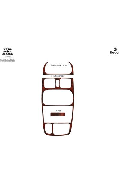 meriç cockpit design ميريتش ®   أوبل أجيلا توربيدو أمامي مطلي بالماهوجني 3 قط...