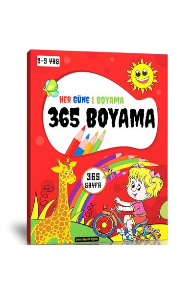 Enine Boyuna Eğitim 1 Coloring Book Every Day (365 Colorings)