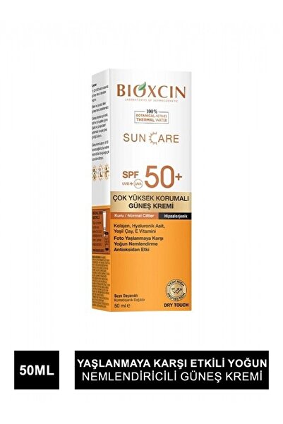 Bioxcin Sun Care Kuru/normal Ciltler Için Güneş Kremi Spf 50+ 50 Ml