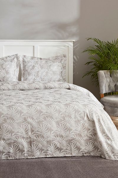 Karaca Home Gray Single Plant Bedspread