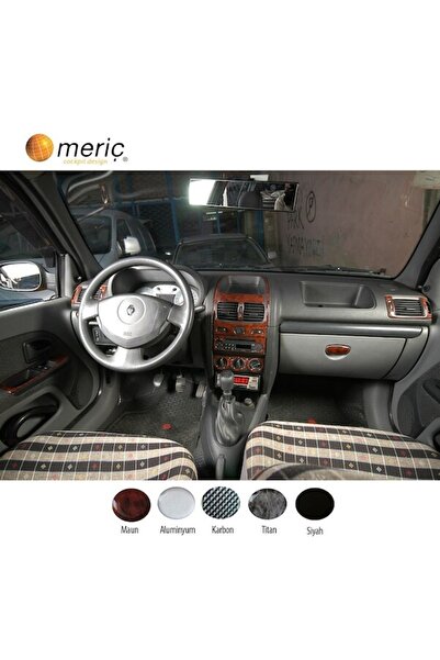 meriç cockpit design ميريتش ®   رينو كليو 2 توربيدو امامي مطلي اسود لامع 15 ق...