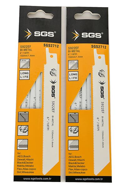 MertTools Tilki Kuyruğu Testere Bıçağı Metal Ve Ahşap Için 5 Adet Bi-metal Uç