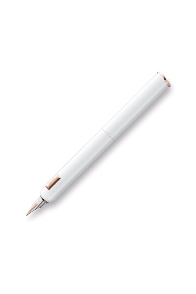 Lamy 14k الذهب M تلميح الأبيض الحوار CC