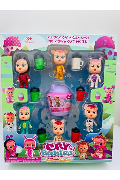 Cry Babies Cry Baby Ağlayan Bebekler Magic Tears Cry Baby Büyük Sürprizli 6'l...