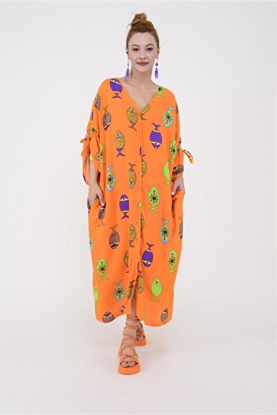 ZTO فستان نسائي كاجوال بأزرار