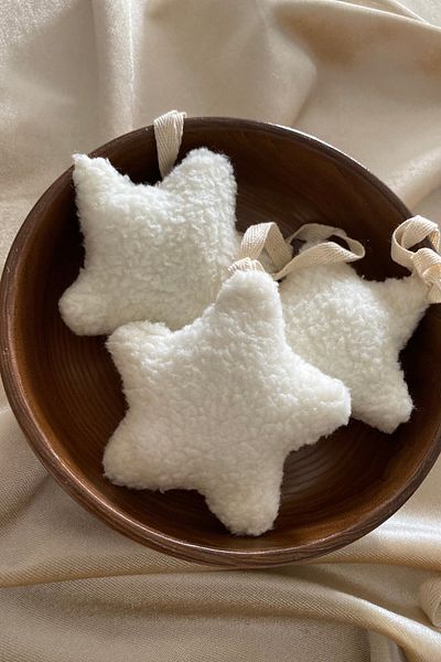 vivimade Teddy Star Pacifier Strap White