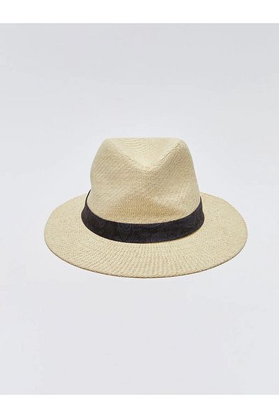 LC Waikiki Ανδρικό ψάθινο καπέλο Fedora - Lcw Accessories Piping