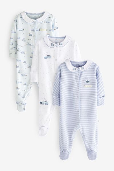 Next white shop sleepsuits