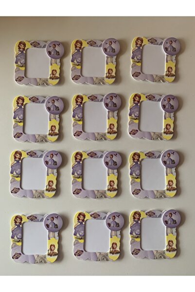 Zdtoptan 12'li Iyi Ki Doğdun Yazılı Fotoğraf Bölmeli Magnet Seti, Çerçeveli Magnet 12'li