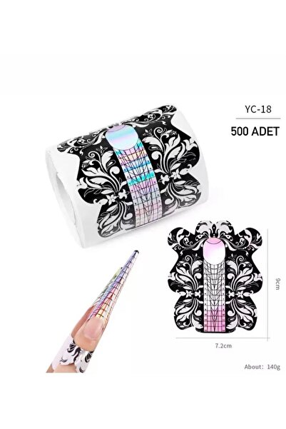 ELLEA NAIL Kelebek Protez Tırnak Şablonu 500 'lü