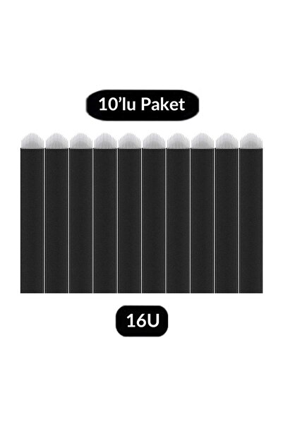 ELLEA NAIL Ellea Kalıcı Makyaj 16 Pin Microblading Iğnesi 16u 10'lu Paket Iğne