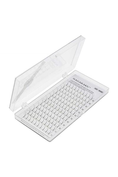 NAGARAKU 3d Volume Ipek Kirpik 0.7 Kalınlık D Kıvrım 12 Mm Uzunluk