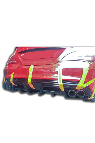 Genel Markalar Mercedes W117 Cla Serisi Amg Piecha Arka Tampon Difüzör (PLASTİK)