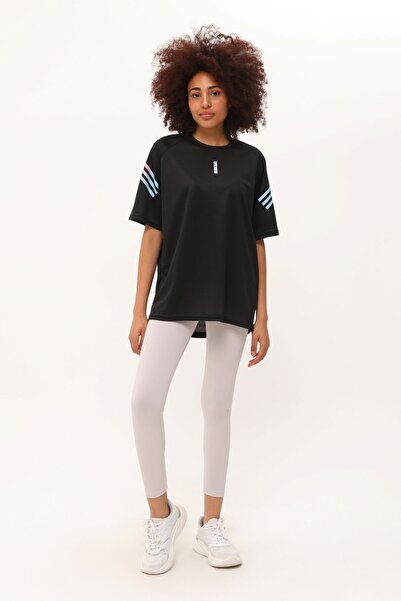 GENIUS STORE Store Kadın Spor Tişört Baskılı Fitness, Antrenman Fit