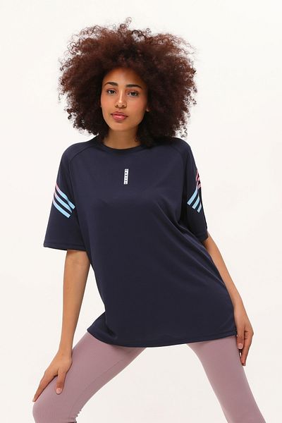 GENIUS STORE Tricou sport pentru femei, cu imprimeu sportiv, fitness, antrenament