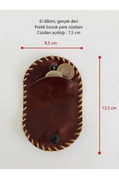 Bonvii Int Bozuk Para Cüzdanı Hakiki Deri