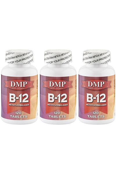 DMP Vitamin B12 - Methylcobalamin 3x120 Tablets