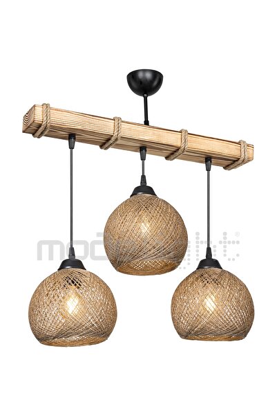 Modelight Aspen 3lü Koyu Kasa Kahve Şapka Salon-oturma Odası-çocuk Odası-yatak Odası-yemek Odası-antre-mutfak