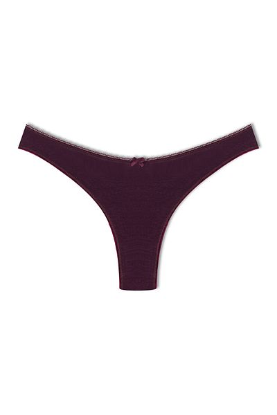 HNX 3-Piece Cotton High Waist Brazilian Cut Women's Panties