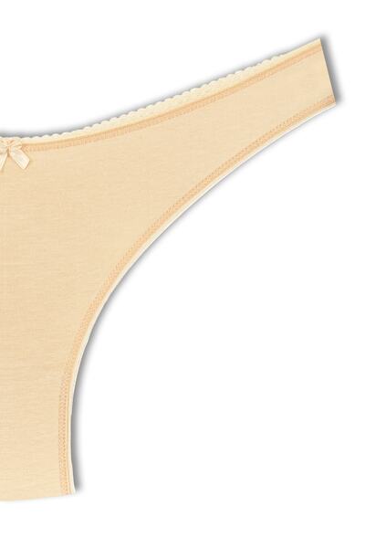 HNX Chiloți de damă din bumbac cu talie înaltă, cu croiala braziliană, 3 buc