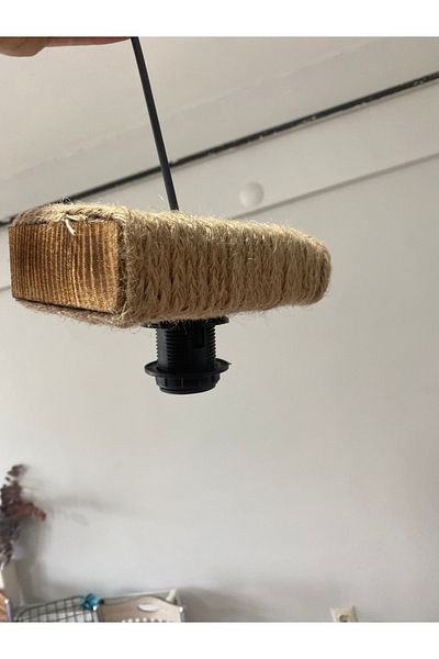 nutyaart Natural Wood Chandelier