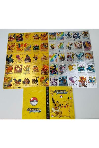 Abetto Market Pokemon Silver & Golden Özel Seri Kart Toplam 50 Adet Ve Pokemo...