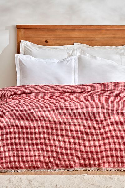 Karaca Home Flow Double Waffle Pike 200x230 Cm Red