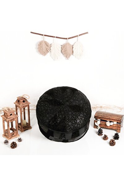 Ottoman Pouffe Şok Fiyat Açılışa Özel %50 Off! Art Deco El Yapımı Hakiki Deri...