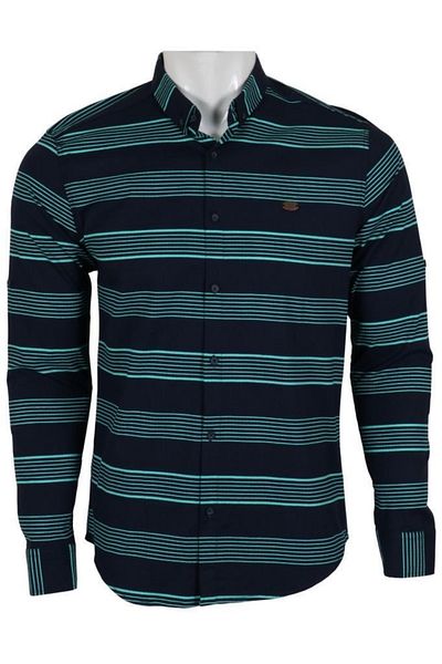 Modarar Ανδρικό πουκάμισο Navy Blue Slim Fit Lycra Rar00662