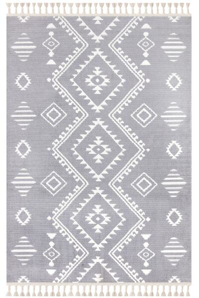 İpek Mekik Halı Morah 16704 Yumuşak Tuşeli Modern Ve Geleneksel Desenli Iskan...