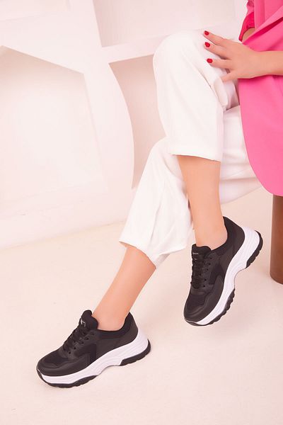 SOHO Women's Black Sneakers 18146